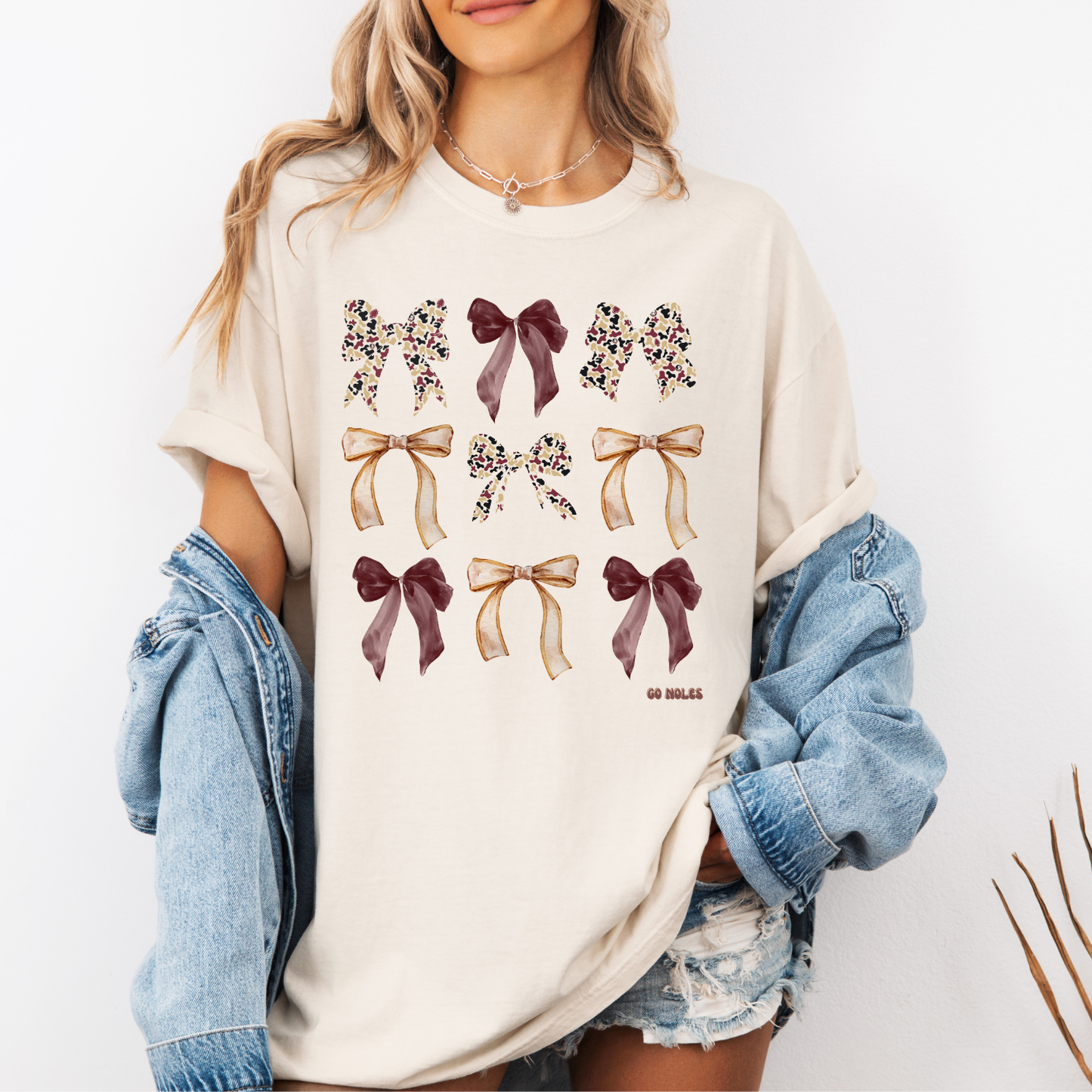 Florida Bow Game Day T-Shirt – Trendy Football Comfort Colors Tee