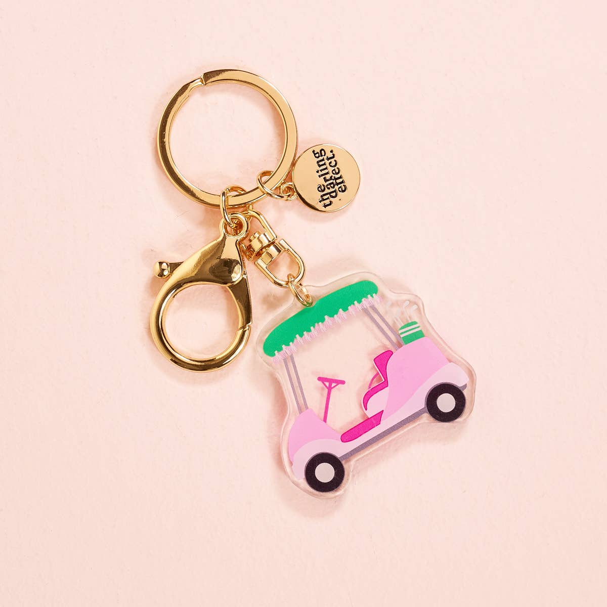 Acrylic Keychain–Golf Cart