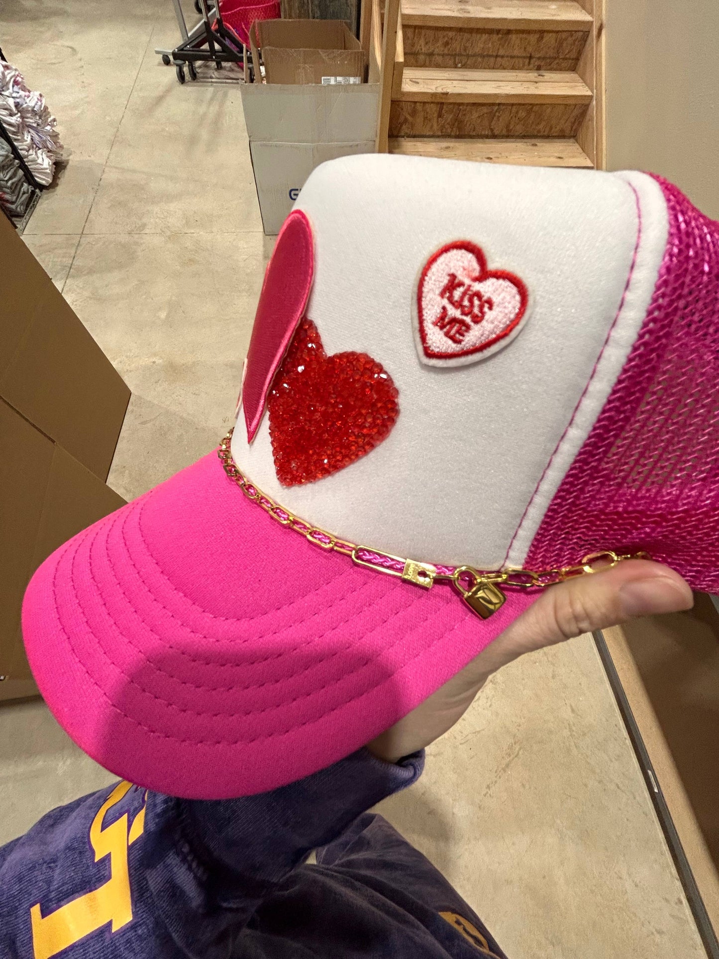 Love Lock Trucker Hat Chain