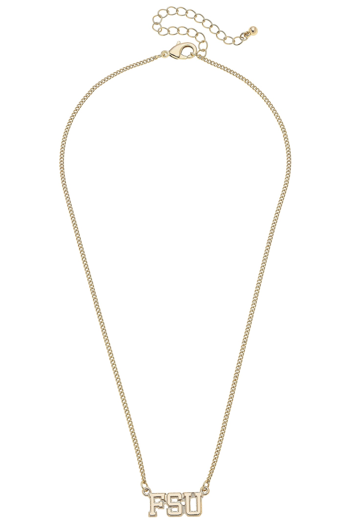 Florida State-Inspired Varsity Outline Necklace