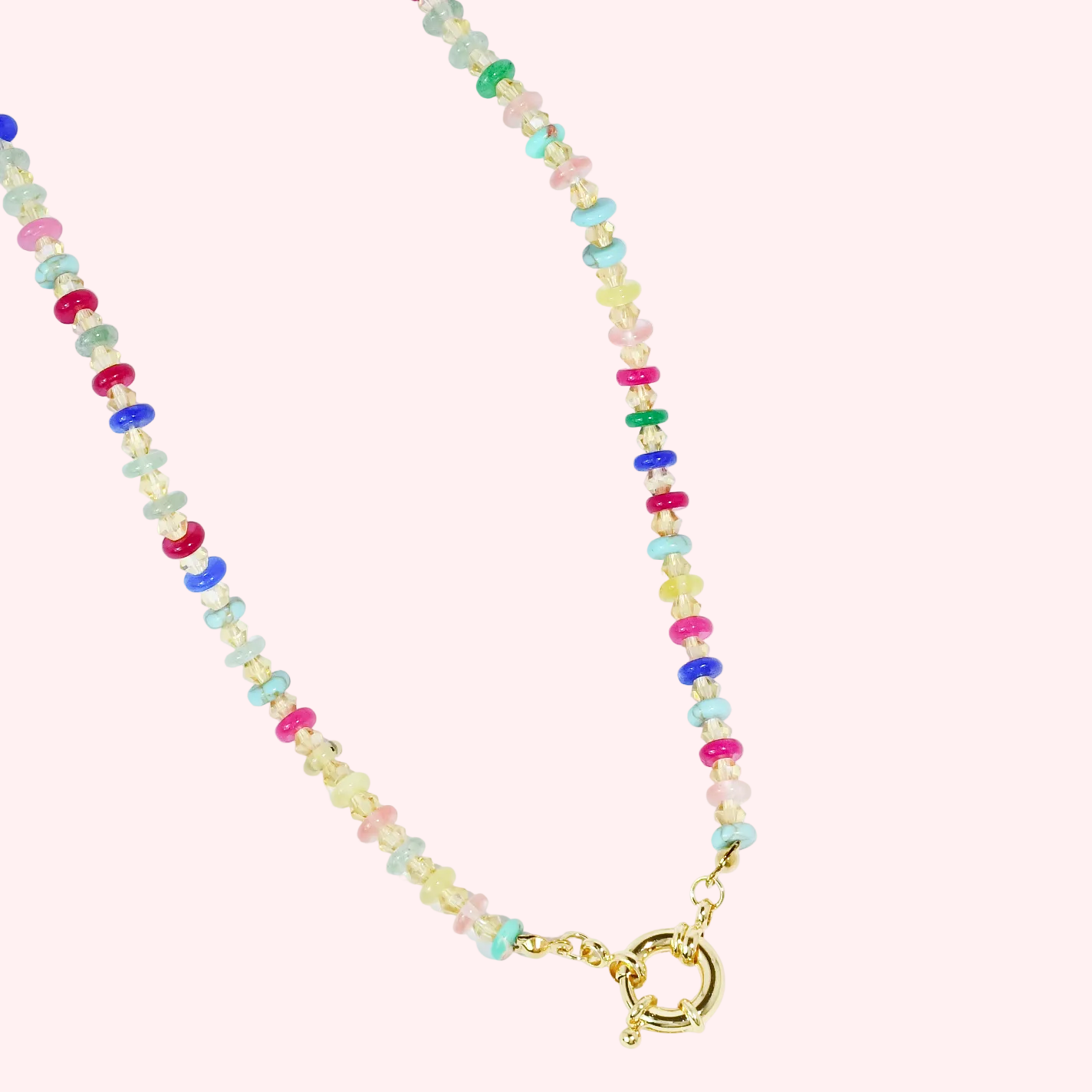 Sprinkle Pop Gemstone Necklace
