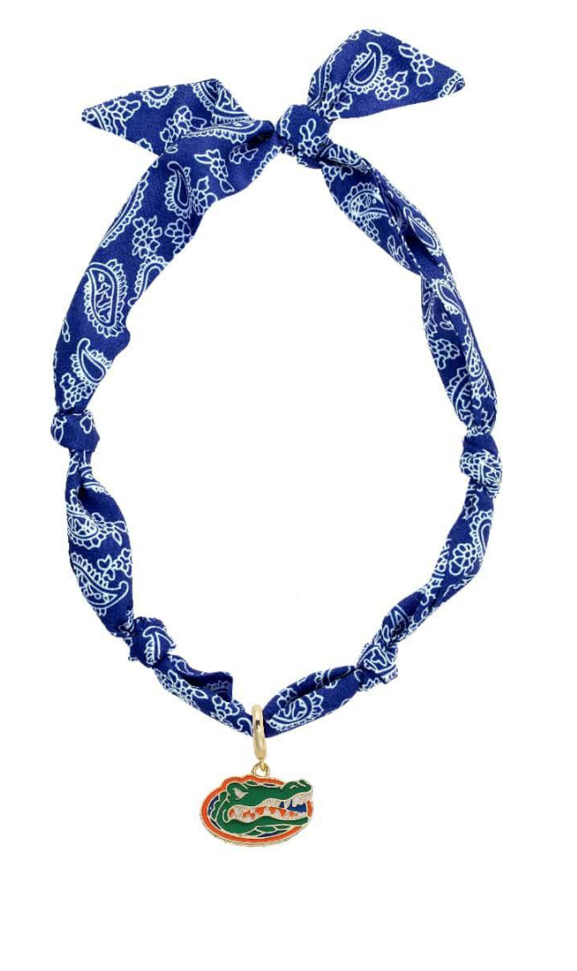 Florida Gators-Inspired Bandana Scarf Necklace