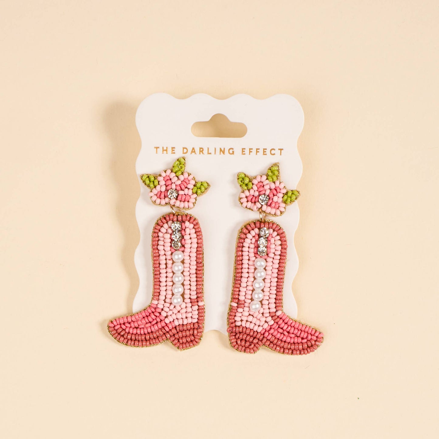 Beaded Earrings–Cowgirl Boot