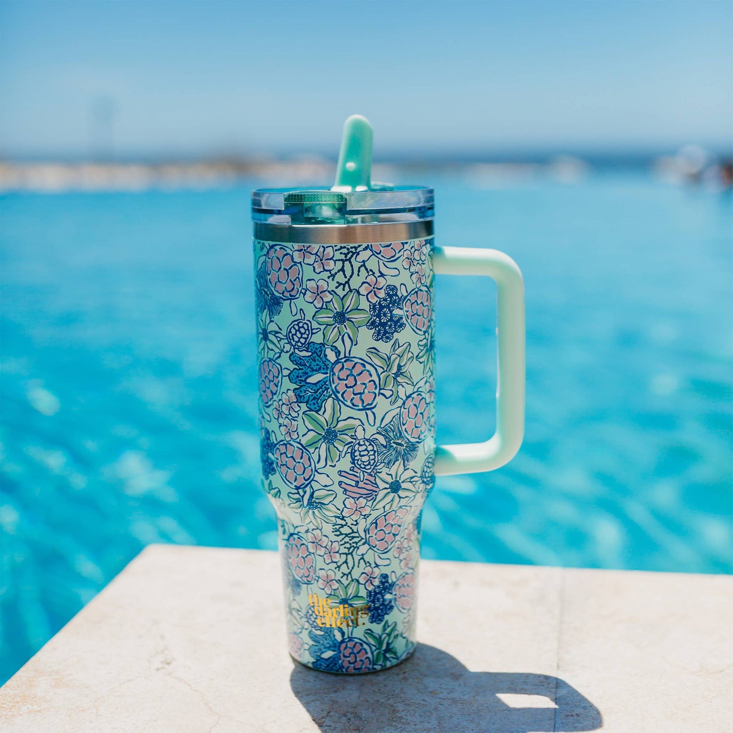 40 oz Lifestyle Flip Straw Tumbler–Coastal Cove