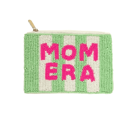 Ladies MOM ERA Themed Fully Beaded Coin Purse