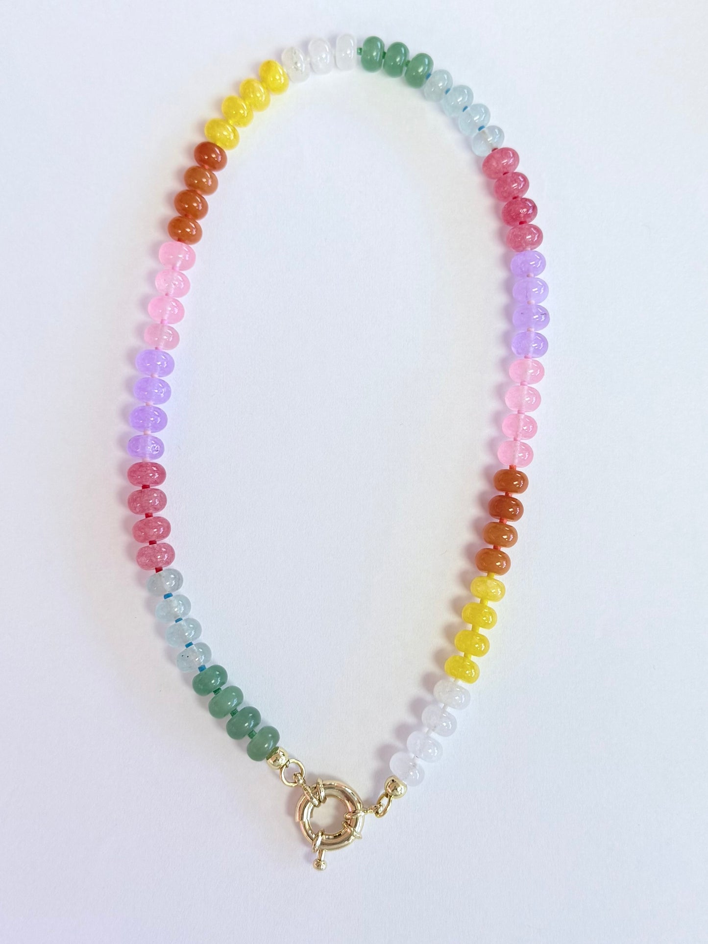Handmade Glass Stone Necklace