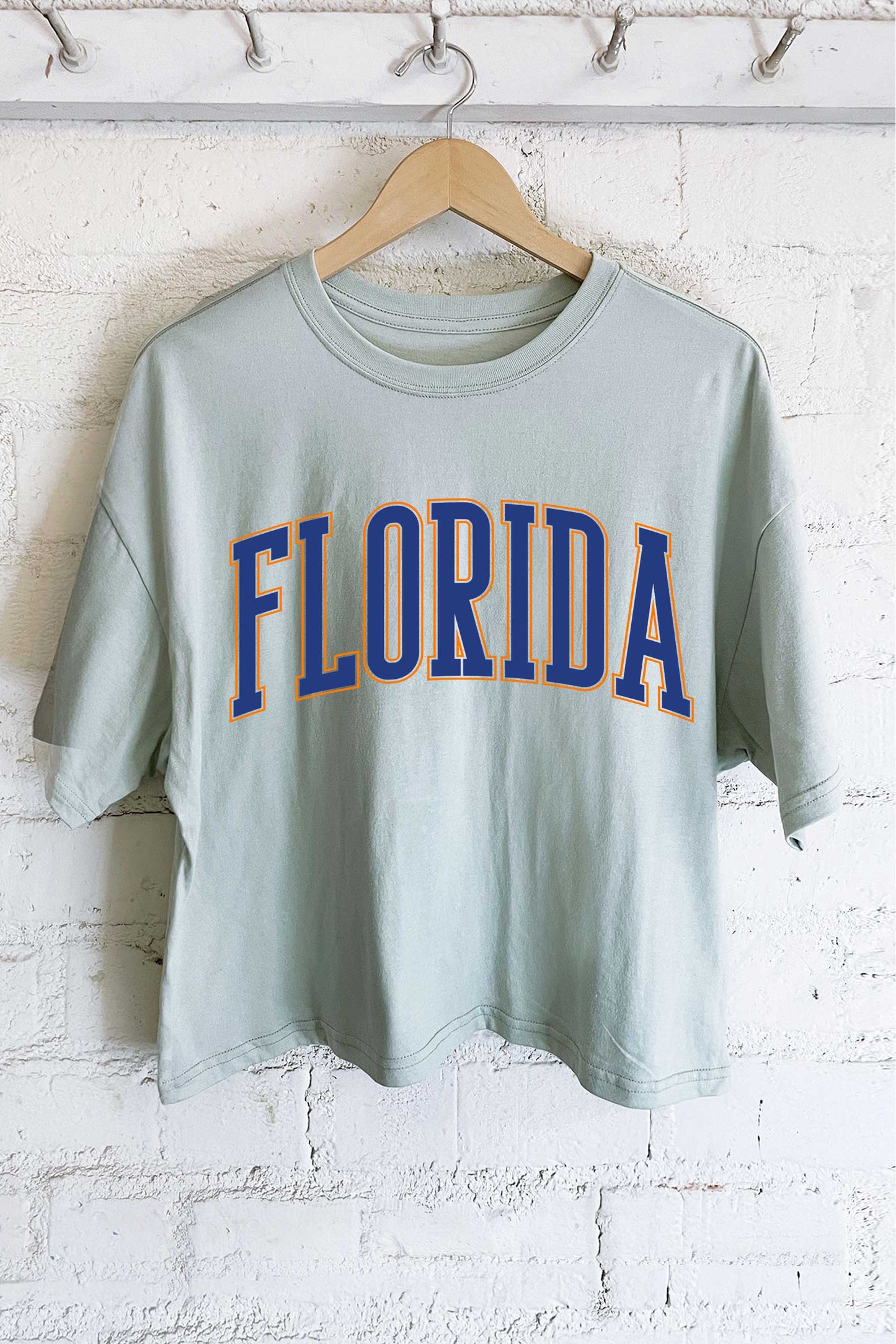 FLORIDA PUFF GRAPHIC LONG CROP TOP