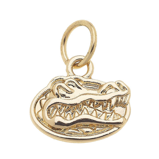 SPORTS- Gold Florida Gators Logo Charm