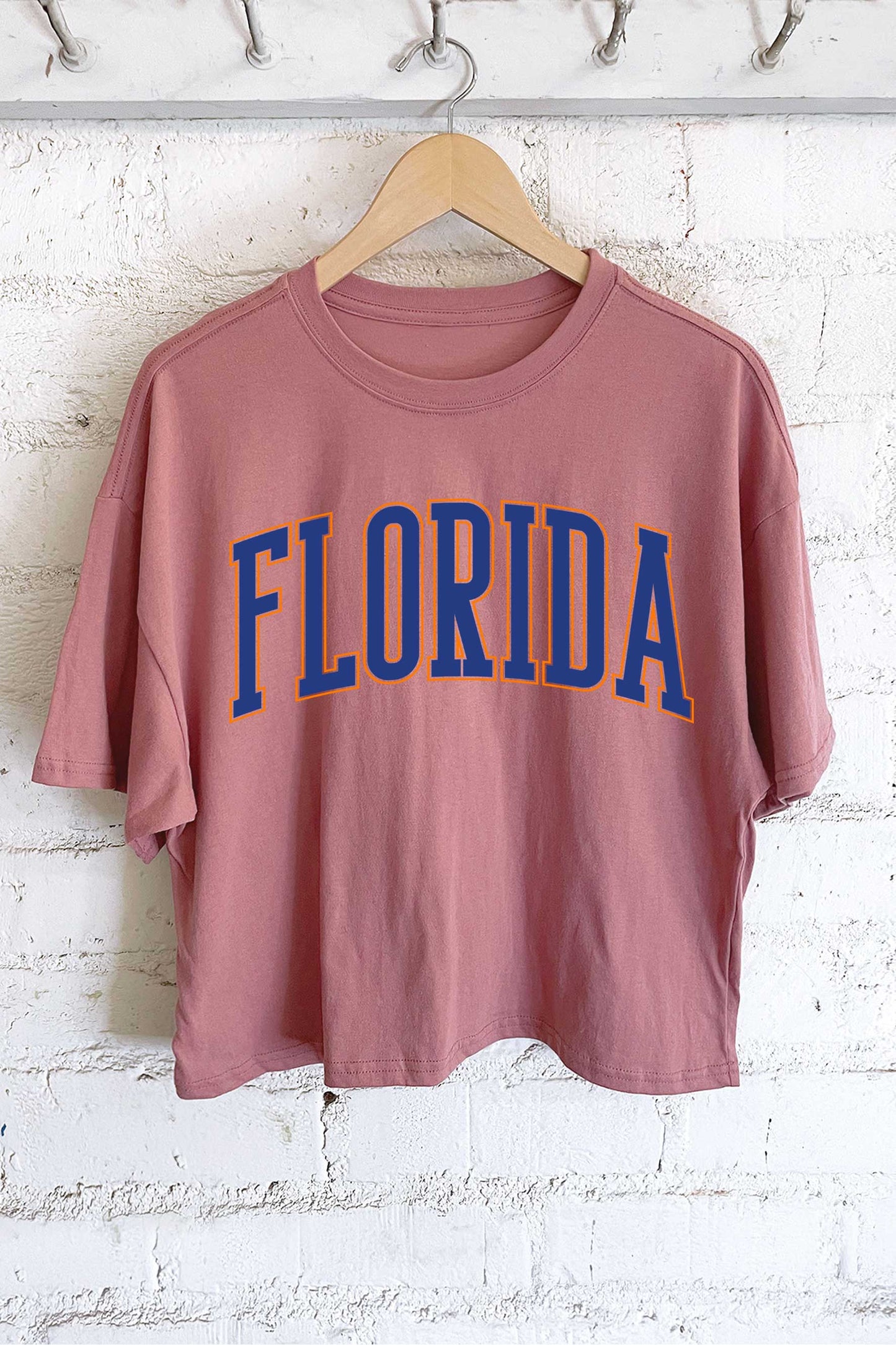 FLORIDA PUFF GRAPHIC LONG CROP TOP