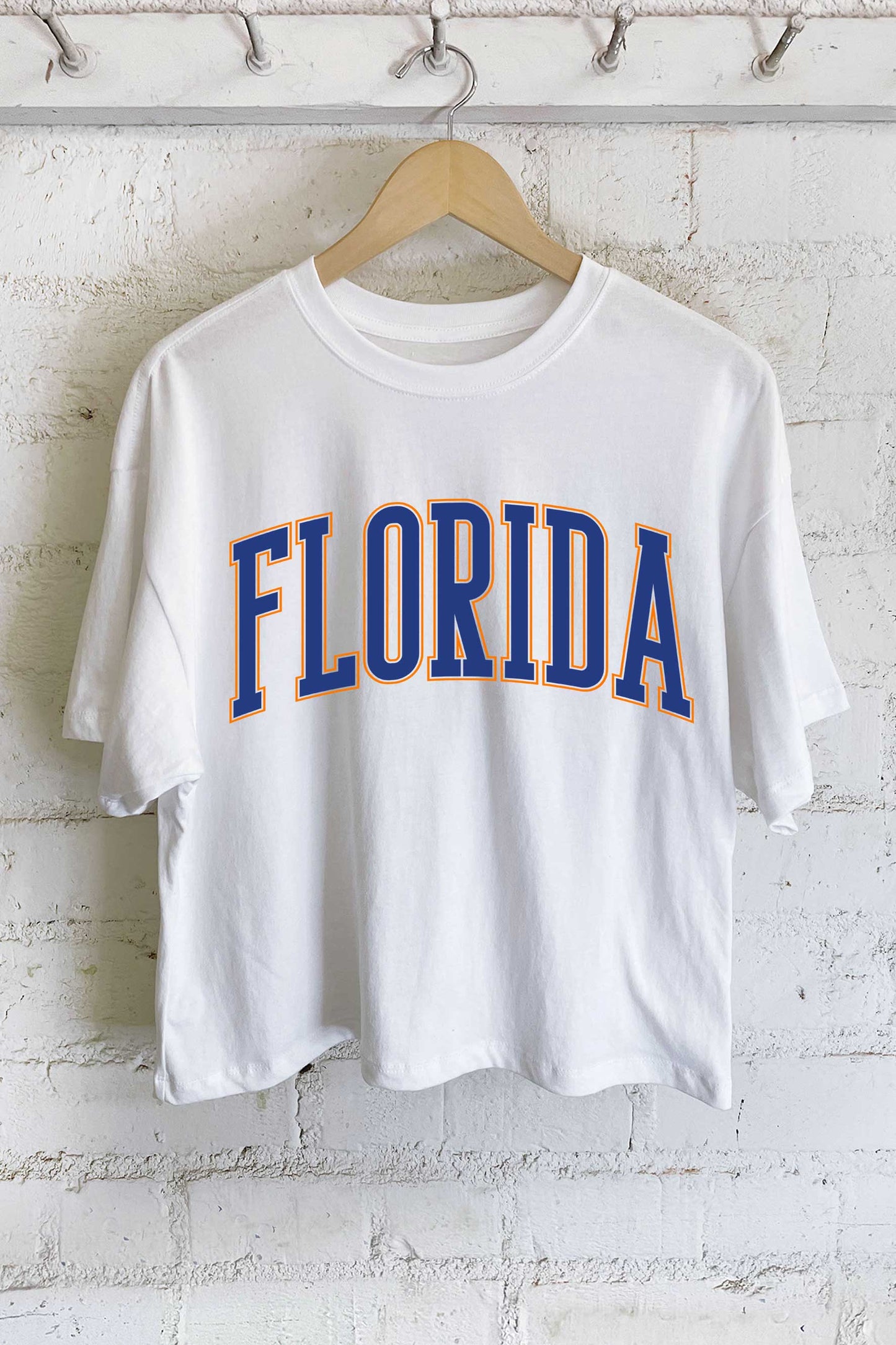 FLORIDA PUFF GRAPHIC LONG CROP TOP