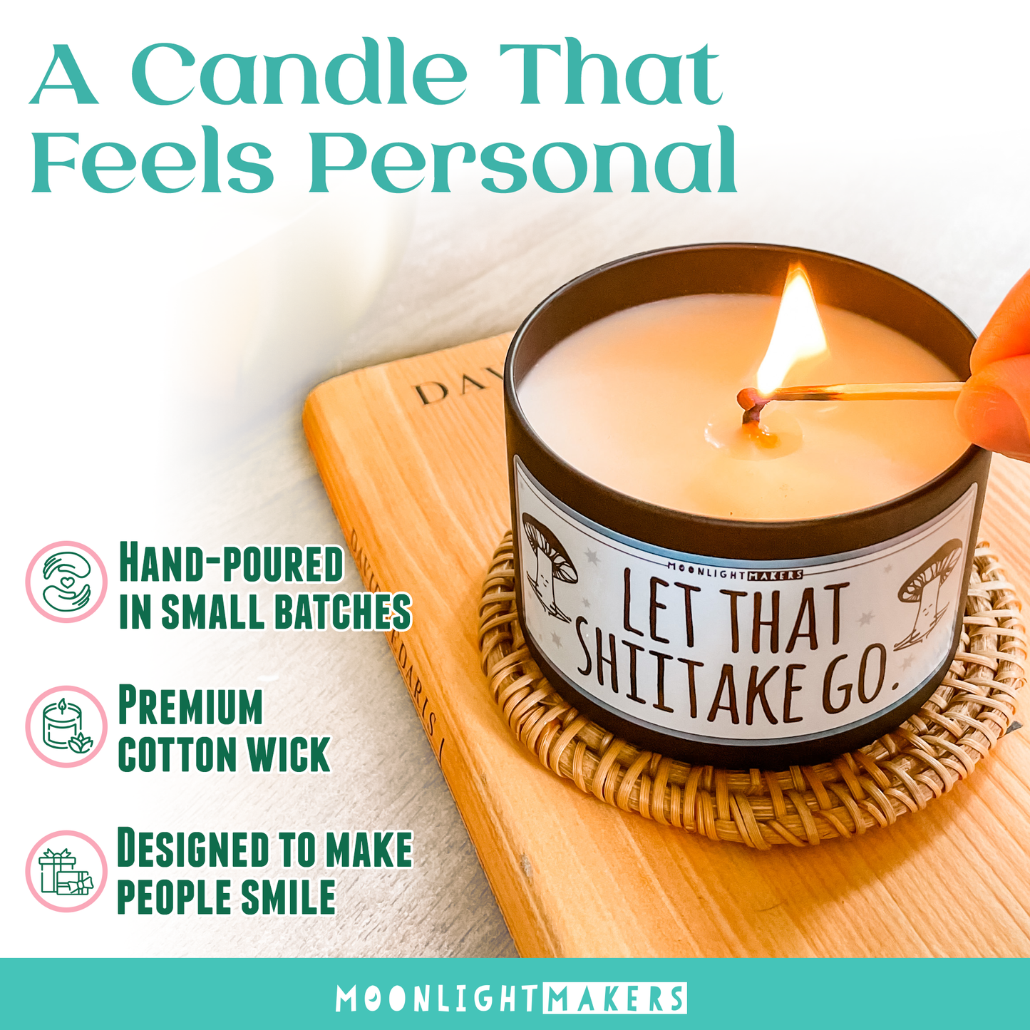 Mahjong Social Club - 8oz Candle - 100% Soy - Mahjong Gift