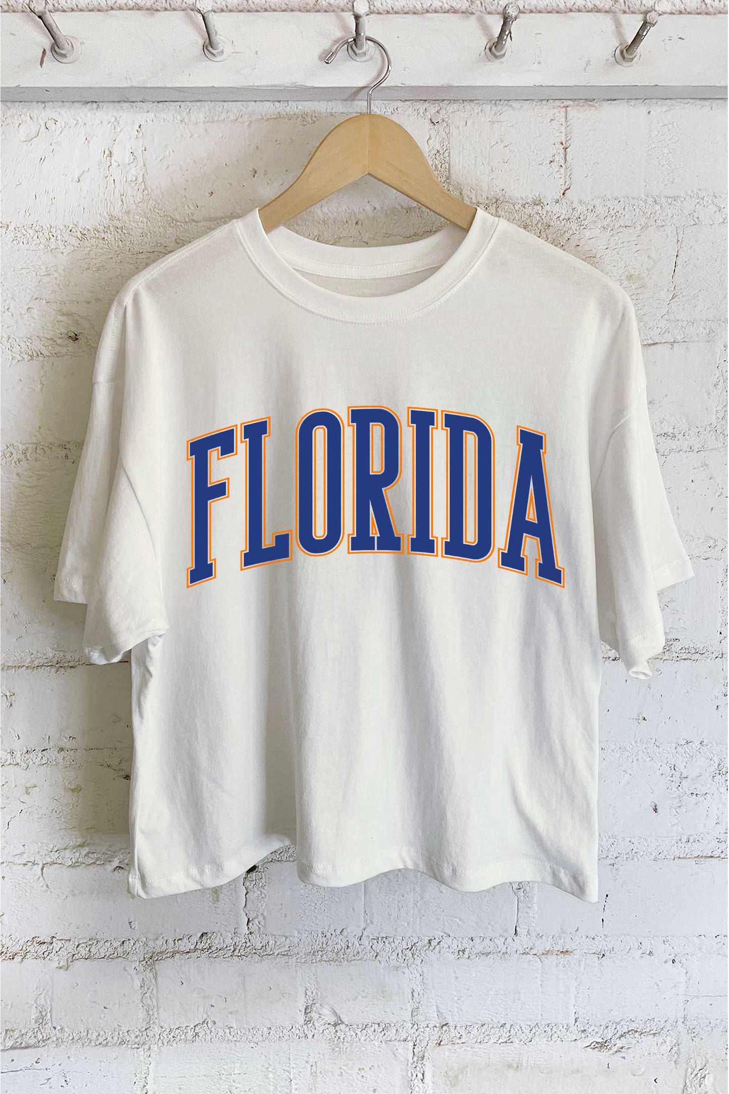 FLORIDA PUFF GRAPHIC LONG CROP TOP