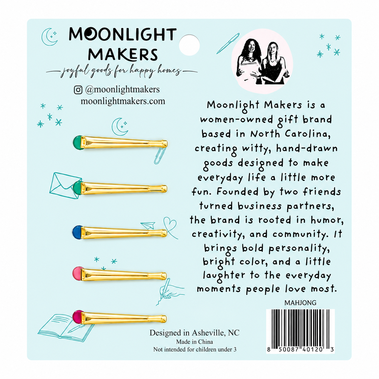 I'd Rather Be Playing Mahjong - Pen Set - Funny Gift