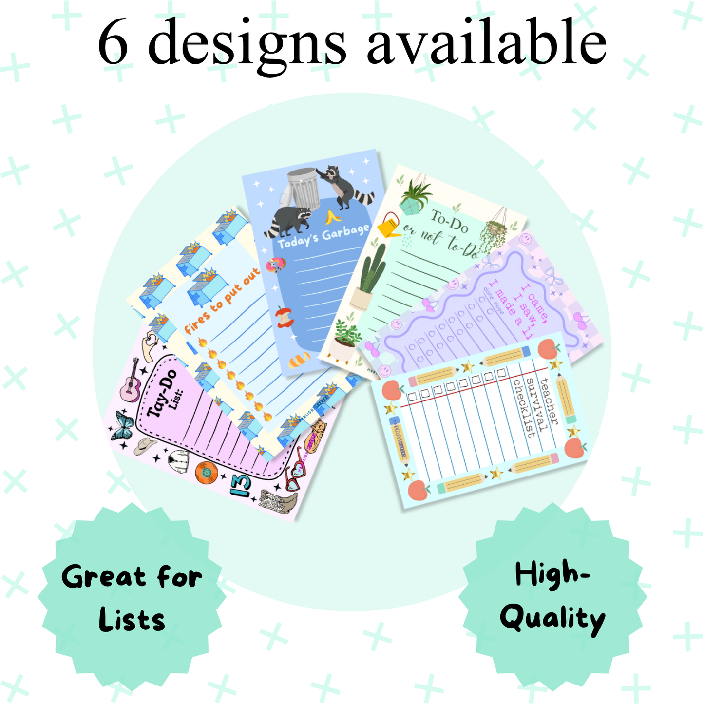 Cute Notepad - Tay-Do List - Girly Stationery, To Do List