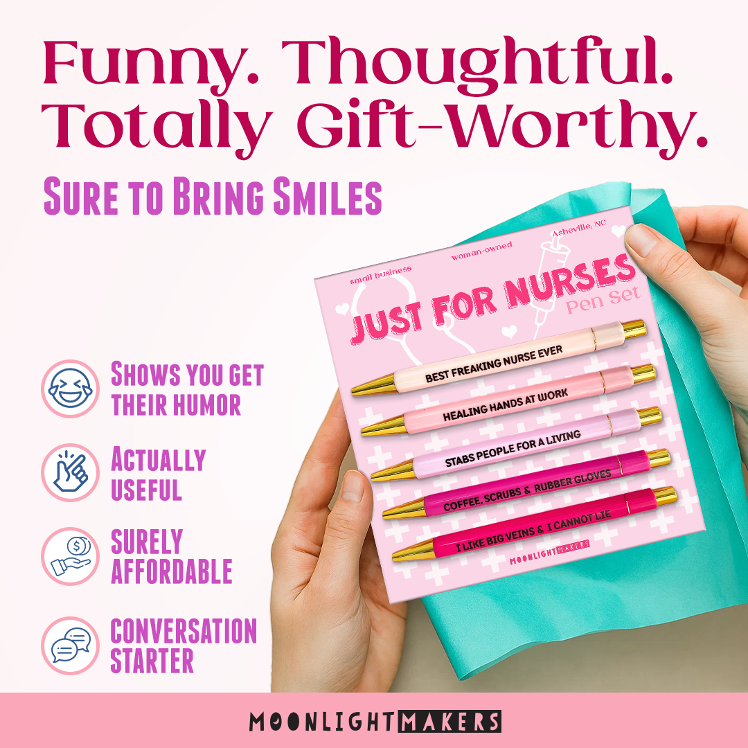 Just For Nurses - Pen Set - Nurse Appreciation, Nurse Gift