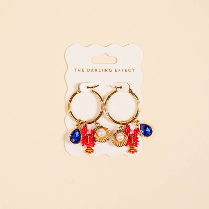 Signature Hoop Earrings–Under the Sea