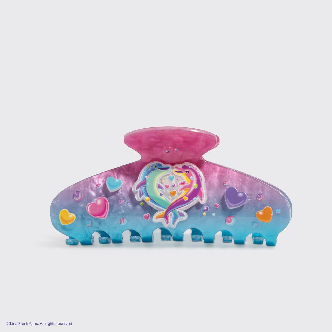 Lisa Frank x Kitsch Glitter Claw Clip – Dancing Dolphins™