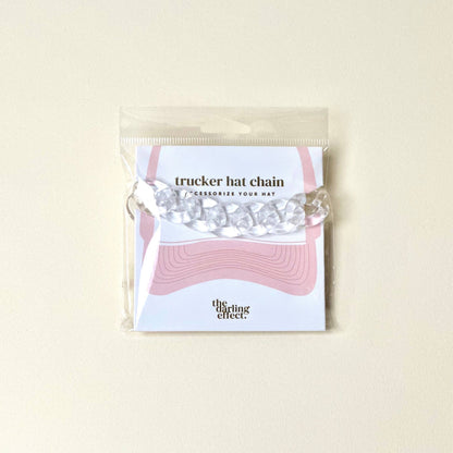 ✨ Acrylic Clear Hat Chain – Trucker Hat Accessory Chain