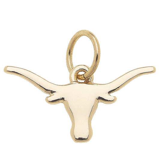 SPORTS- Gold Texas Longhorns Logo Charm