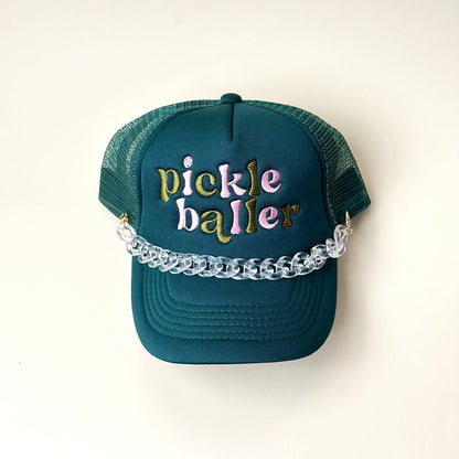 ✨ Acrylic Clear Hat Chain – Trucker Hat Accessory Chain