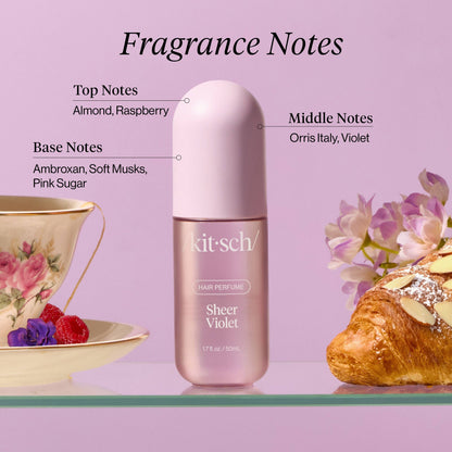 Sheer Violet Hair Perfume – Light Floral Hair Fragrance Mist