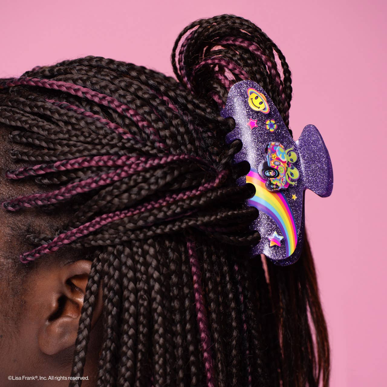 Lisa Frank x Kitsch Glitter Claw Clip – Zoomer™ & Zorbit™ Hair Clip