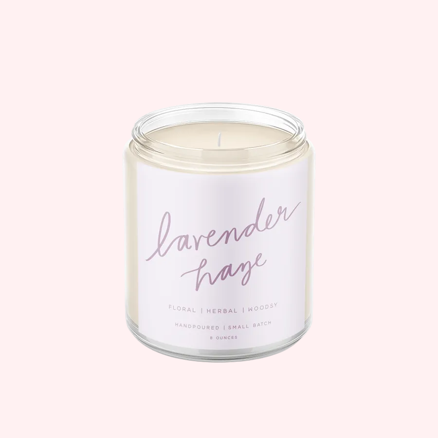 Lavender Haze | Lavender, Bergamot & Cedar Candle | 8 oz