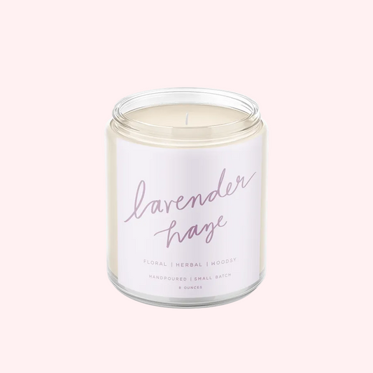 Lavender Haze | Lavender, Bergamot & Cedar Candle | 8 oz