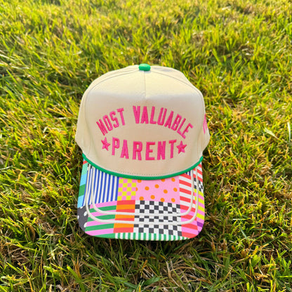 Most Valuable Parent Hat – MVP Embroidered Canvas Cap