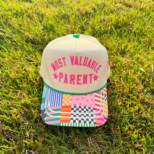 Most Valuable Parent Hat – MVP Embroidered Canvas Cap