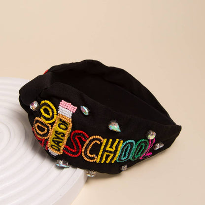 "100 Days of School" Teacher Appreciation Beaded Headband