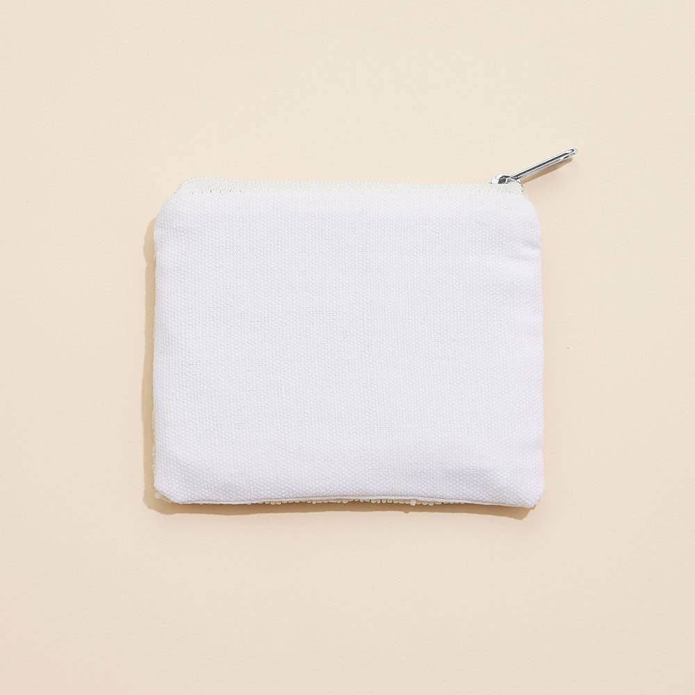 Golf Cart Seed Beaded Mini Pouch Bag