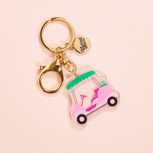 Acrylic Keychain–Golf Cart