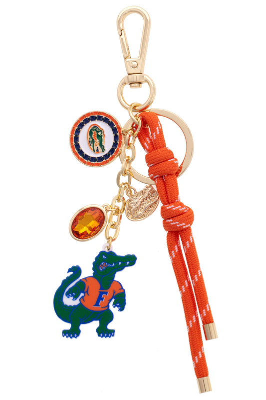 Florida Gators-Inspired Cluster Bag Charm in Blue & Gold