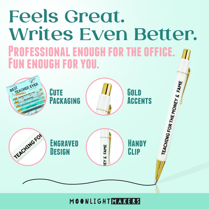 Best Teacher Ever - Pen Set - Teacher Appreciation, Gift