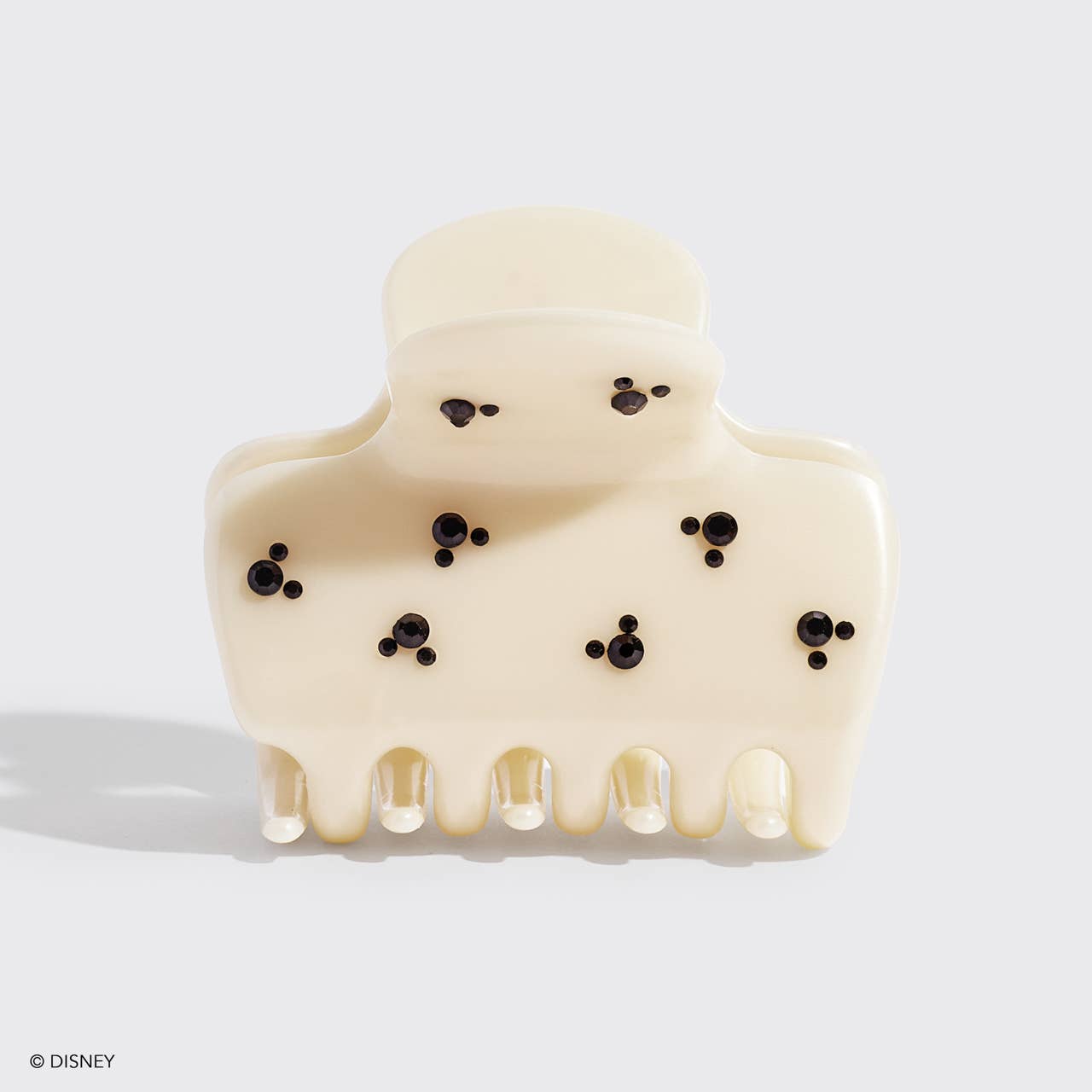 Kitsch x Mickey & Minnie Recycled Puffy Claw Clip – Cream Disney Hair Clip