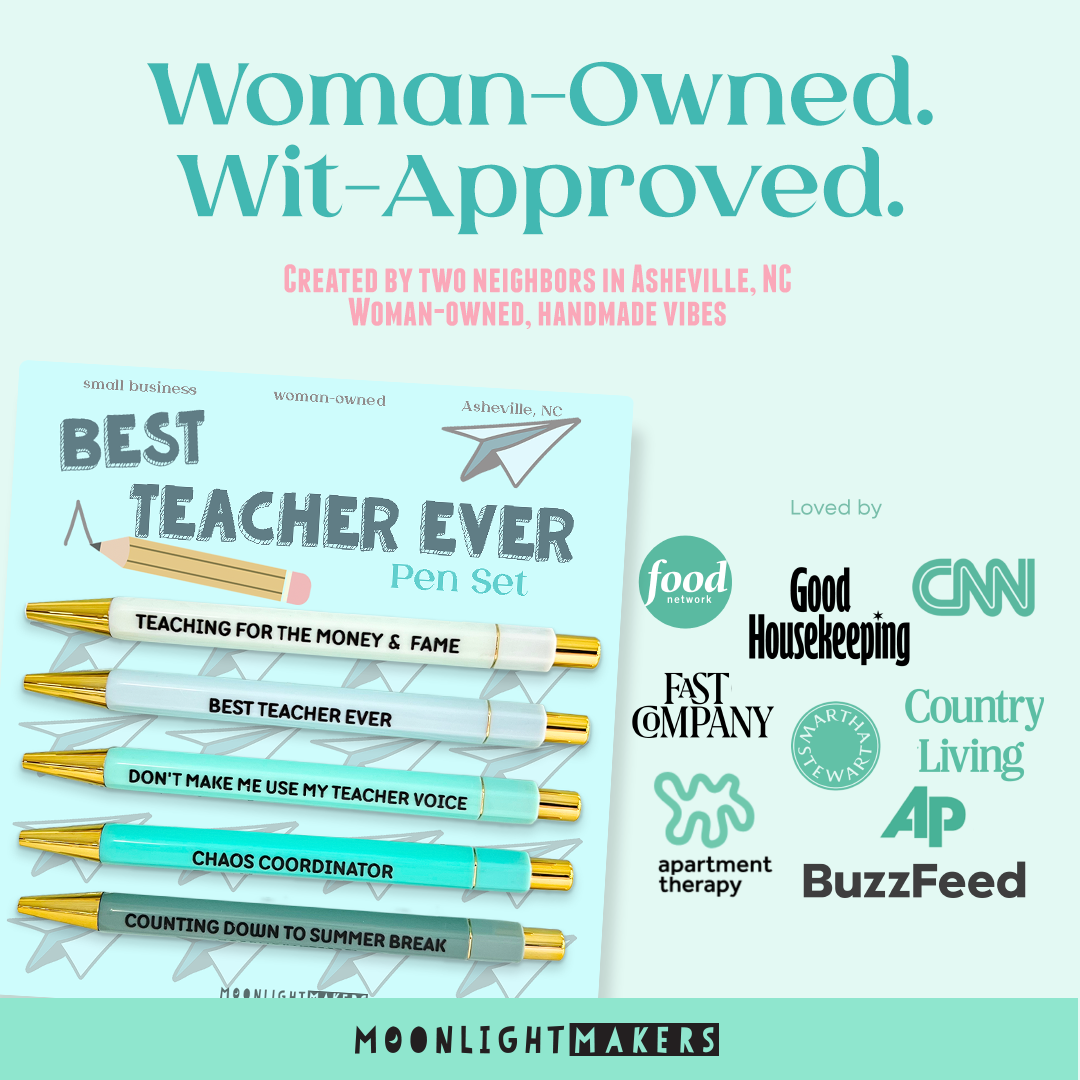 Best Teacher Ever - Pen Set - Teacher Appreciation, Gift