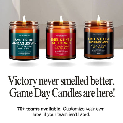 Smells Like A Chiefs Win | Game Day Candle | Chiefs Merch