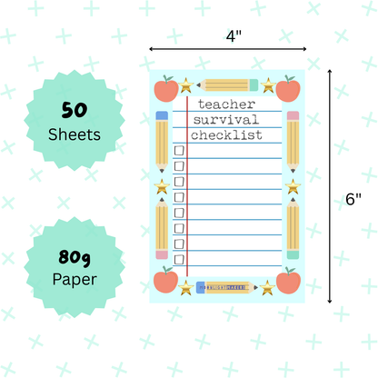 Cute Notepad - Tay-Do List - Girly Stationery, To Do List