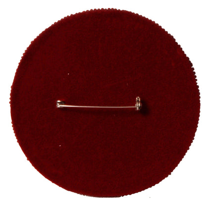 Garnet & Gold Inspired Go Noles Beaded Button