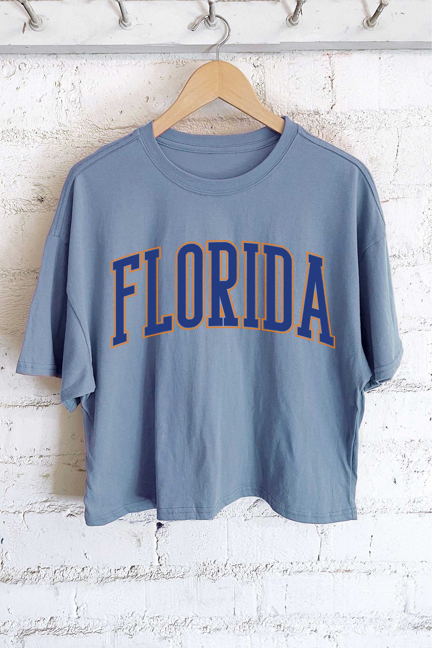 FLORIDA PUFF GRAPHIC LONG CROP TOP