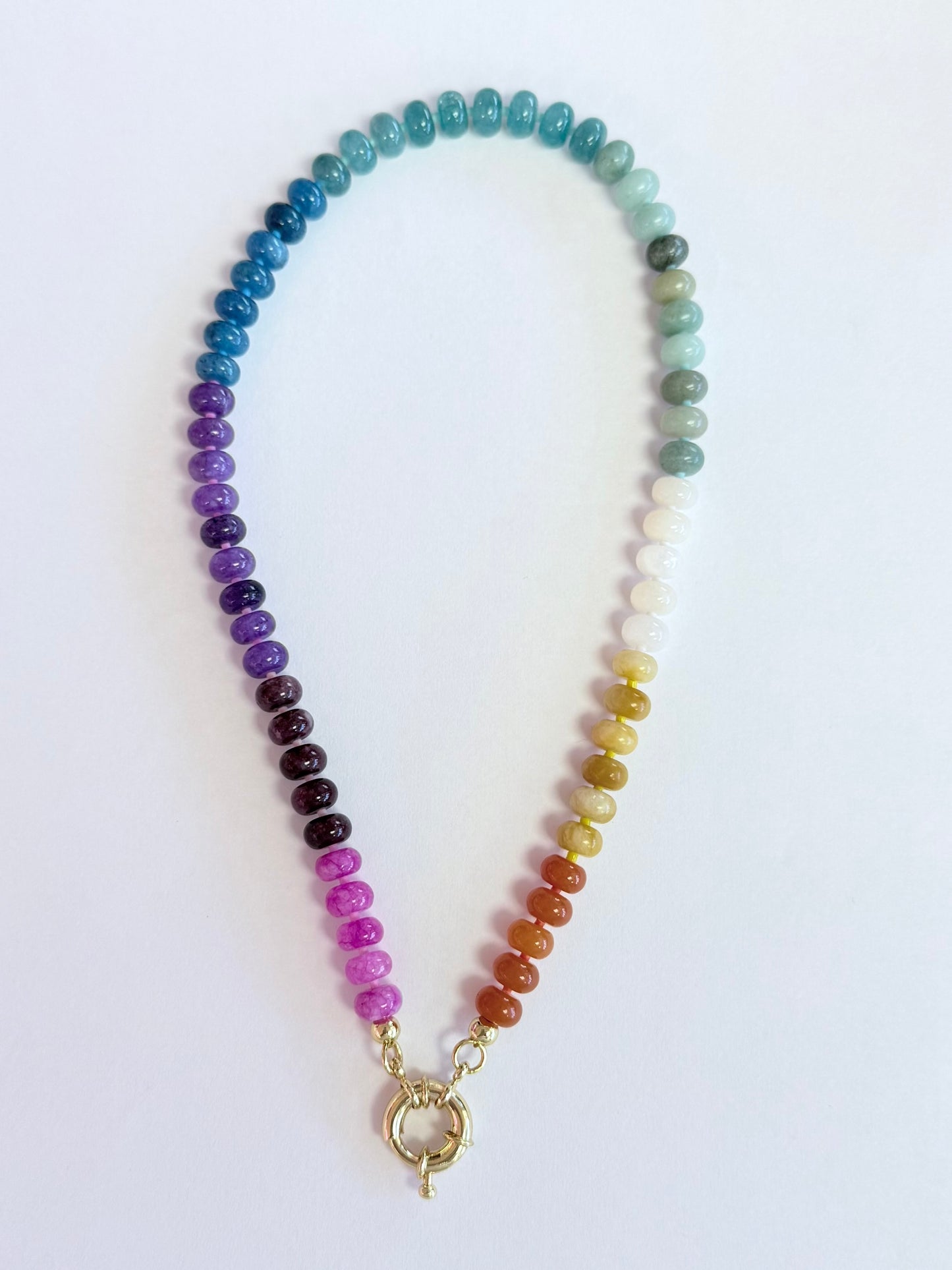 Handmade Glass Stone Necklace