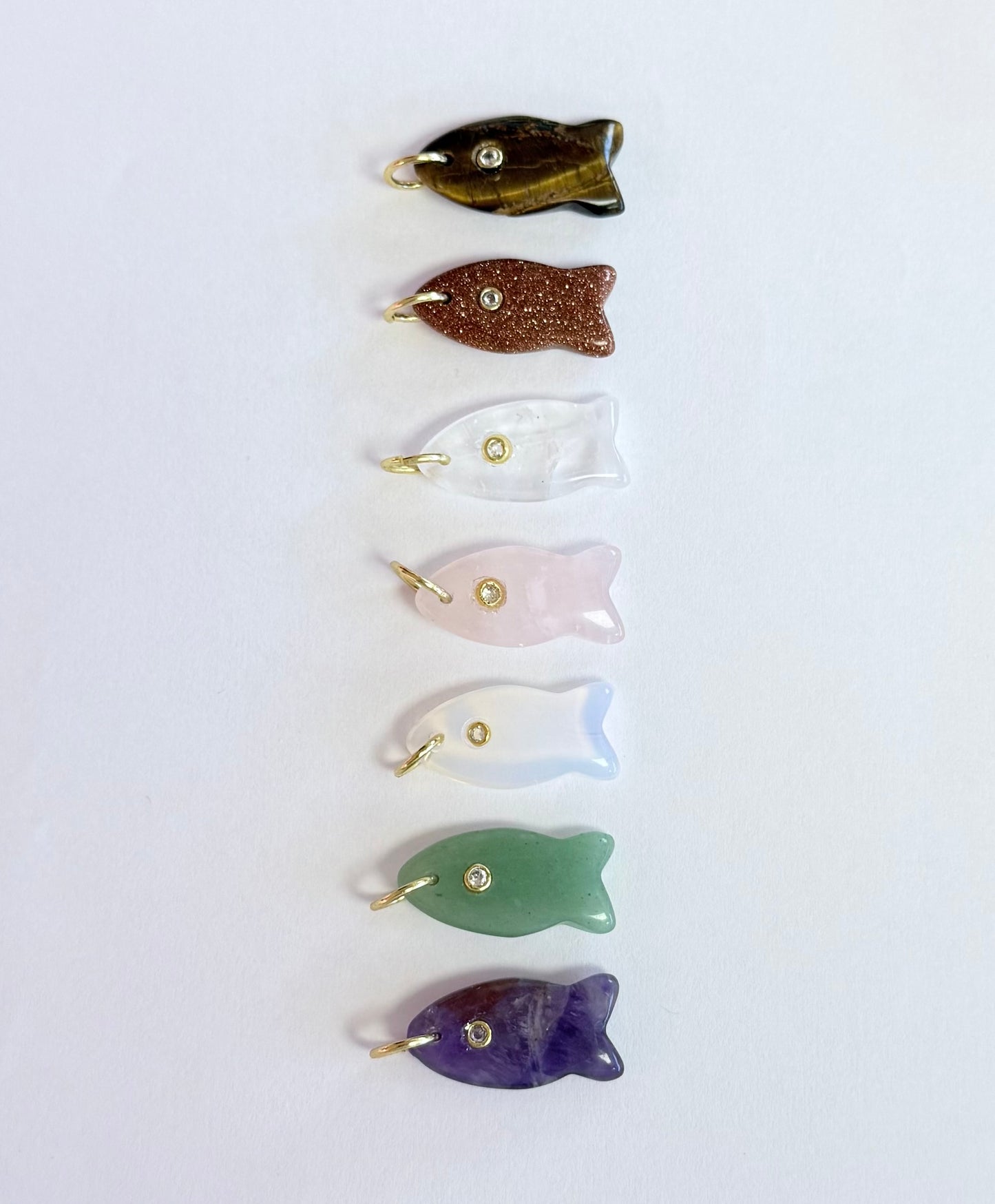 Glass Coastal Crystal Charms