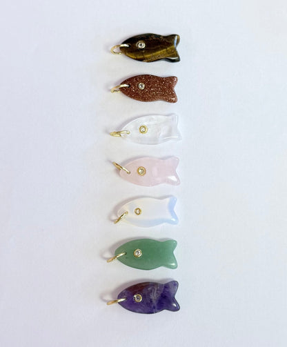 Glass Coastal Crystal Charms