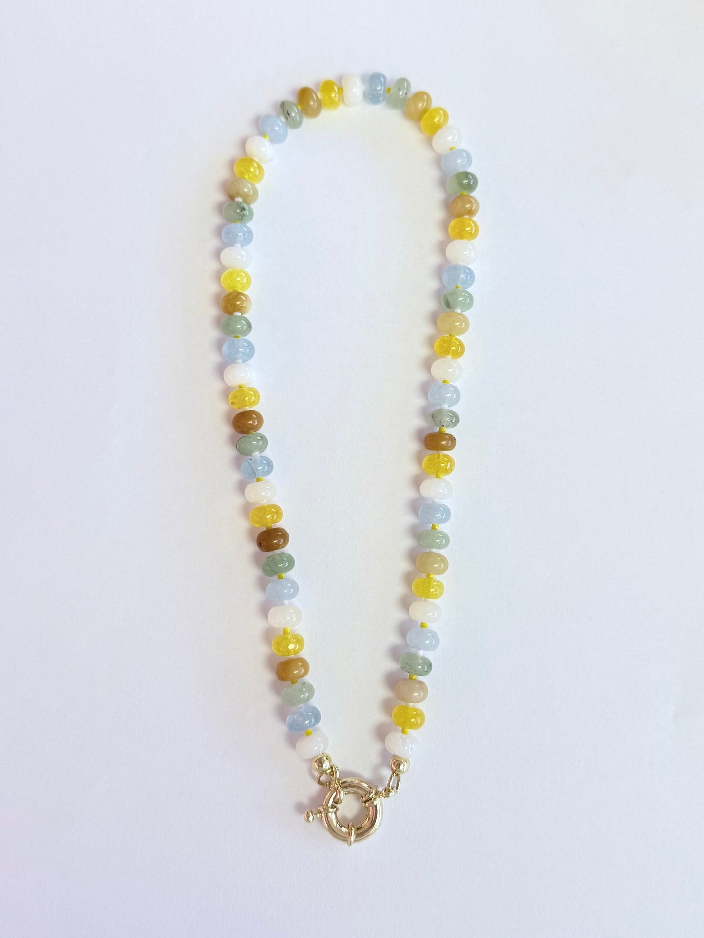 Handmade Glass Stone Necklace