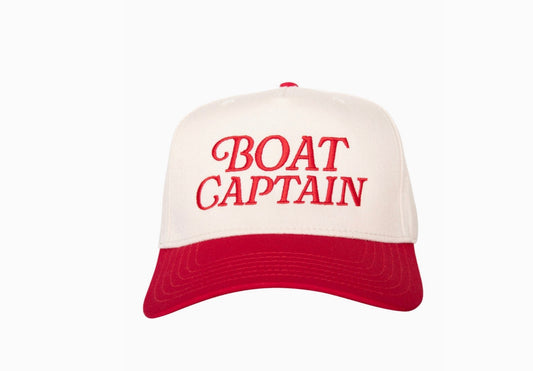 Boat Captain Embroidered Hat