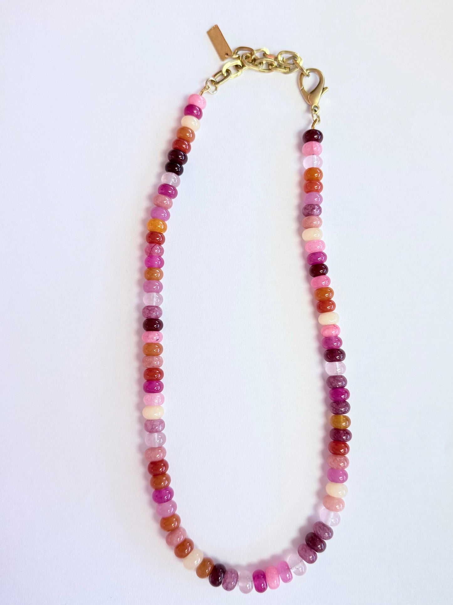 Handmade Glass Stone Necklace