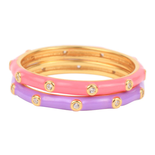 Multi-Stone Enamel Ring