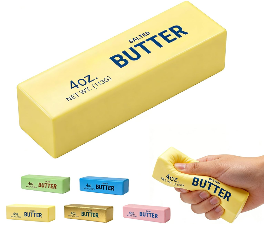 Doh Butter Squishy™ | Soft Scented Fidget Toy | Slow Rising Stress Relief Butter Stick