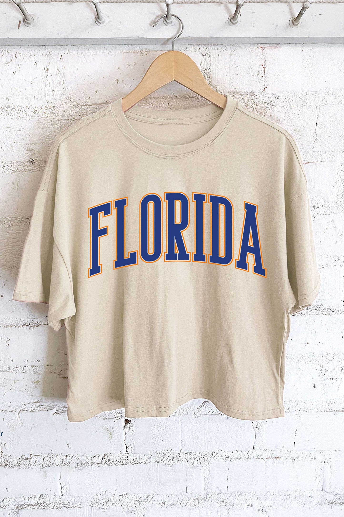 FLORIDA PUFF GRAPHIC LONG CROP TOP